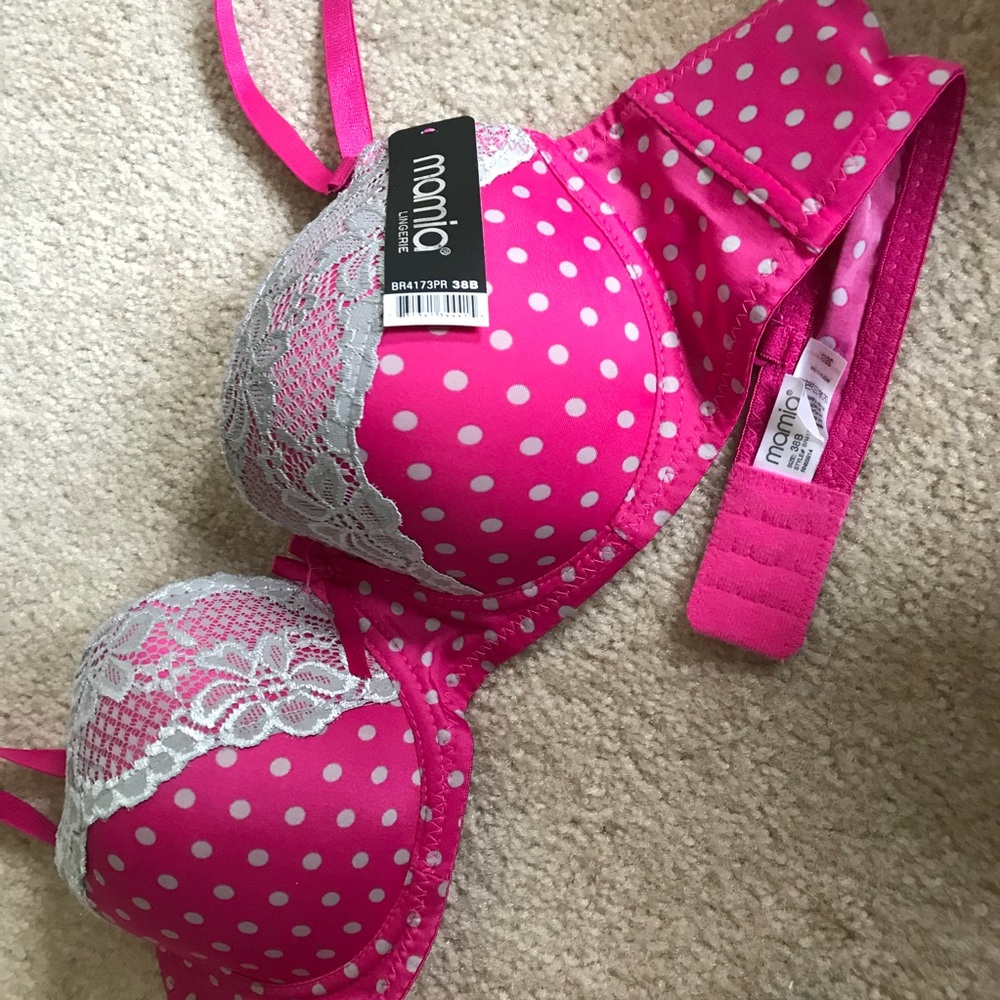 NWT 38B Polka Dot & Lace Bras [more colors!!]
